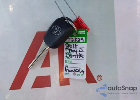 2018 Toyota Corolla Le из США, поврежденный, VIN 5YFBURHE5JP809602